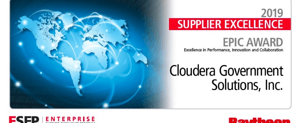 Raytheon recognizes Cloudera for technical excellence
